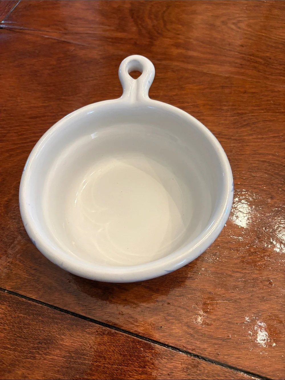 Bennington Potters 2pc Loop Handle Bistro Bowl Blue EUC - Picture 3 of 8